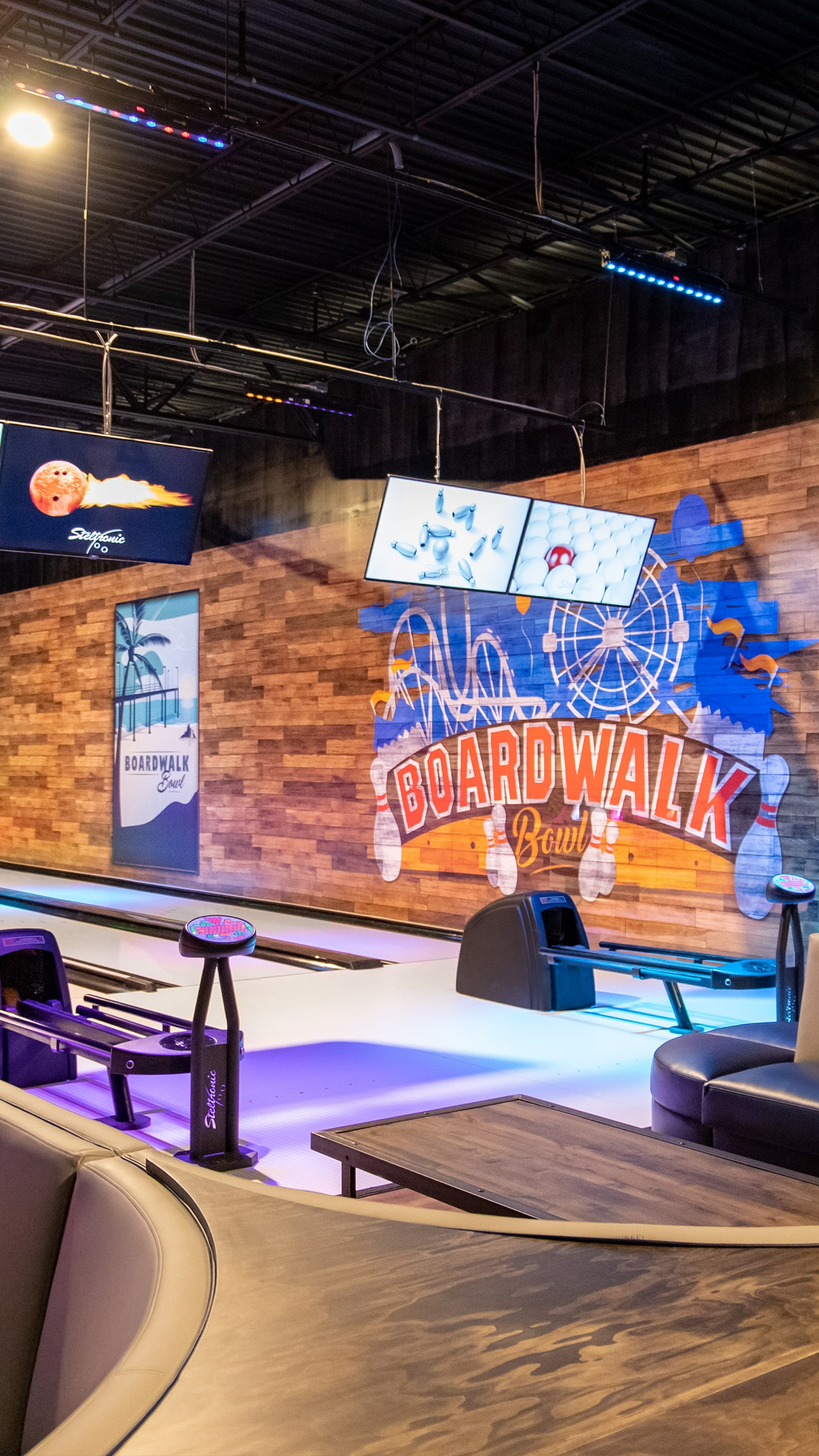 Bowling Wall Graphic Design